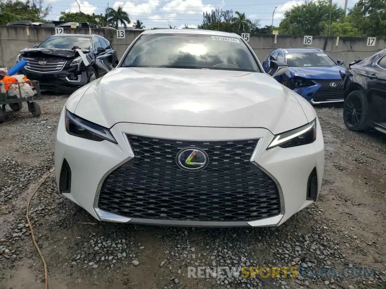 5 Photograph of a damaged car JTHAA1D22N5121656 LEXUS IS 2022