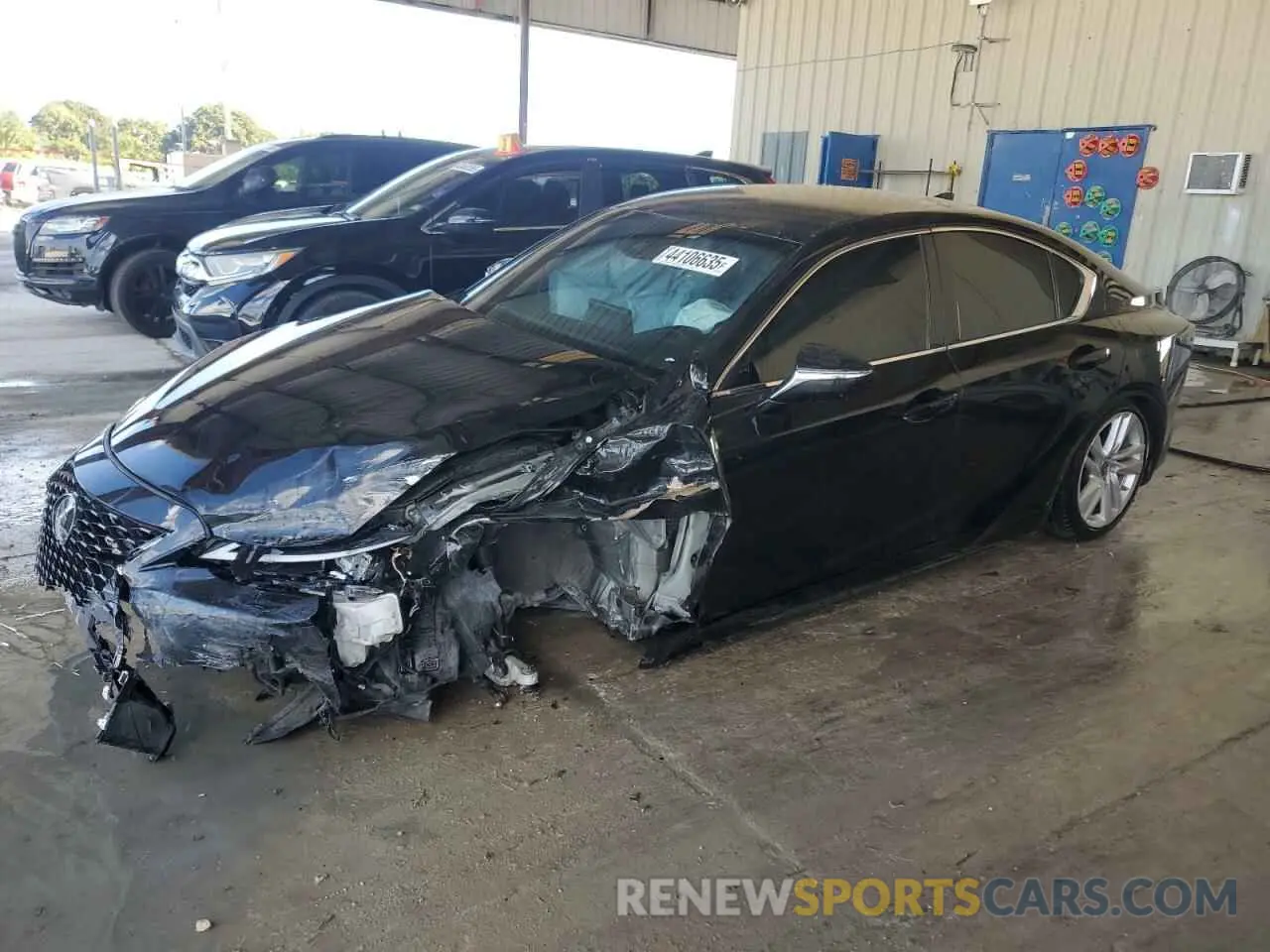 1 Photograph of a damaged car JTHAA1D24N5122629 LEXUS IS 2022