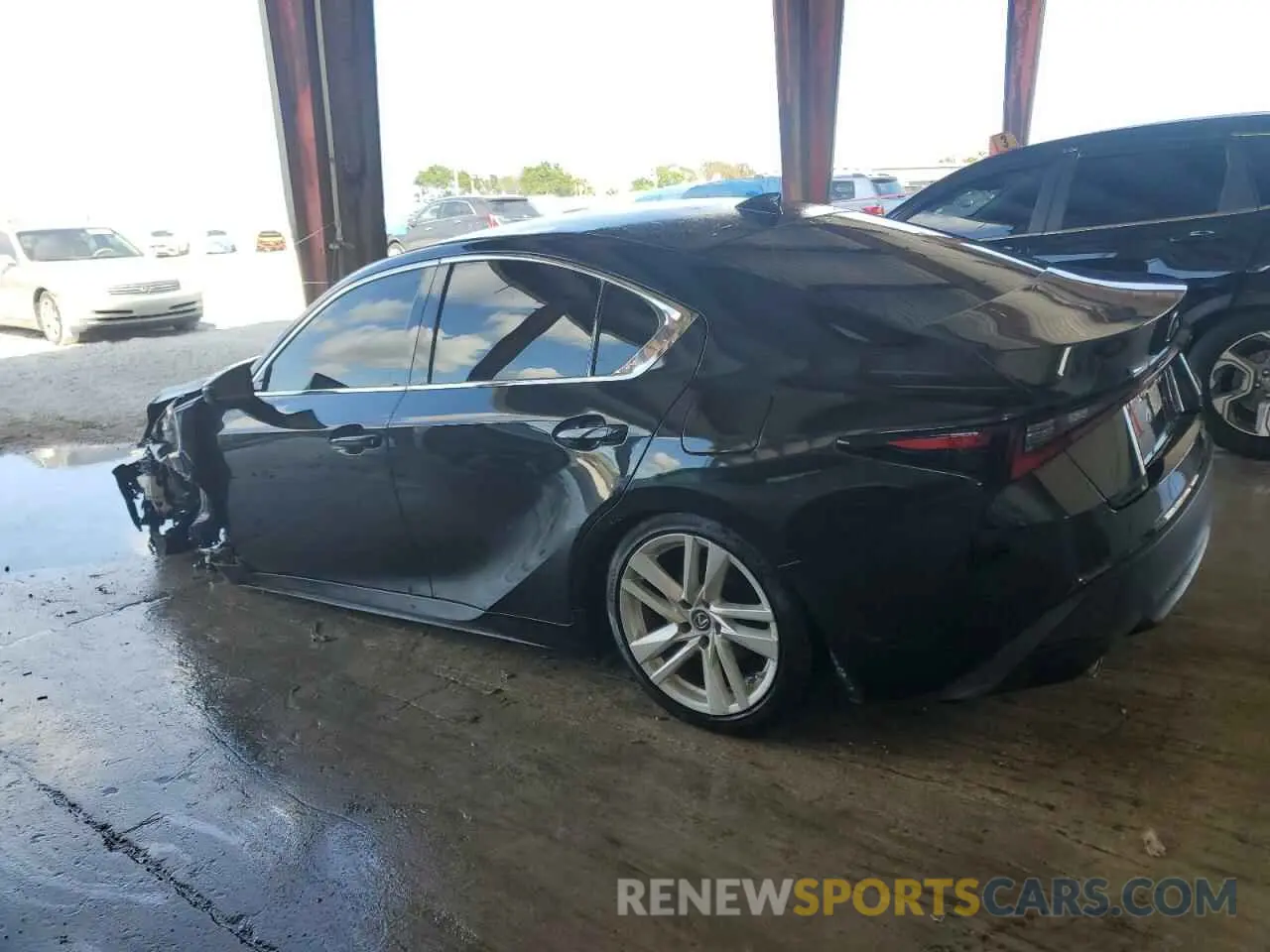 2 Photograph of a damaged car JTHAA1D24N5122629 LEXUS IS 2022