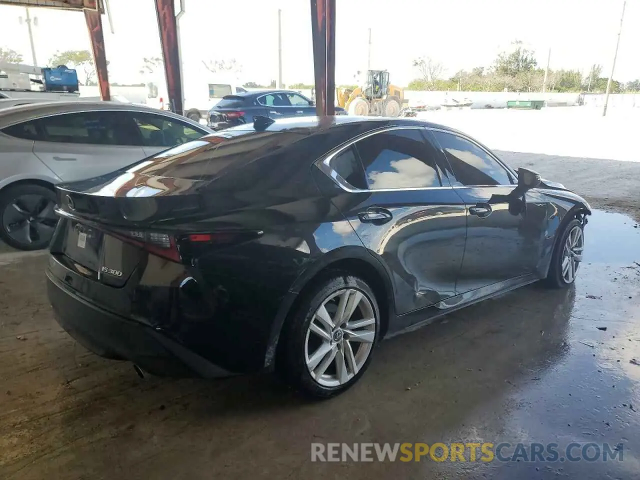 3 Photograph of a damaged car JTHAA1D24N5122629 LEXUS IS 2022