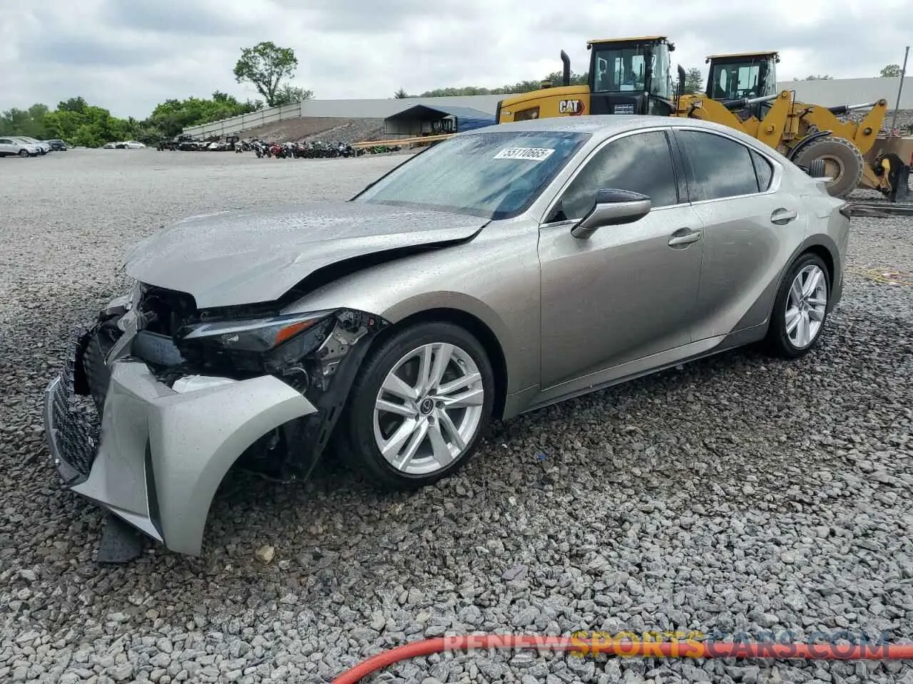 1 Photograph of a damaged car JTHAA1D25N5121912 LEXUS IS 2022