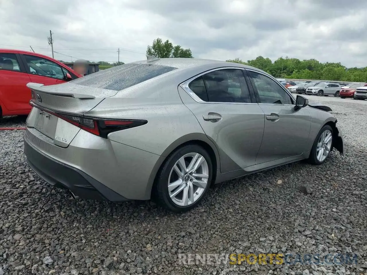 3 Photograph of a damaged car JTHAA1D25N5121912 LEXUS IS 2022