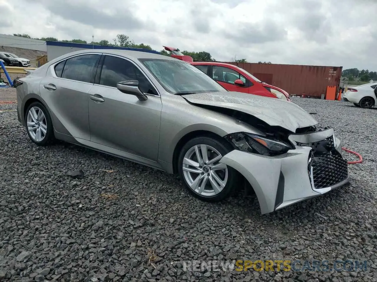 4 Photograph of a damaged car JTHAA1D25N5121912 LEXUS IS 2022