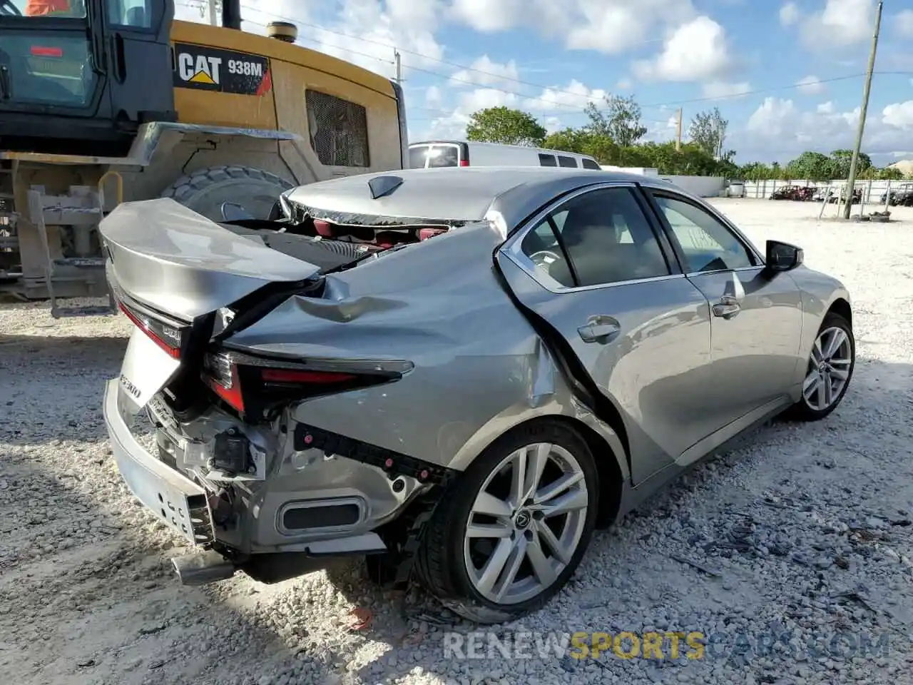 4 Photograph of a damaged car JTHAA1D28N5120530 LEXUS IS 2022