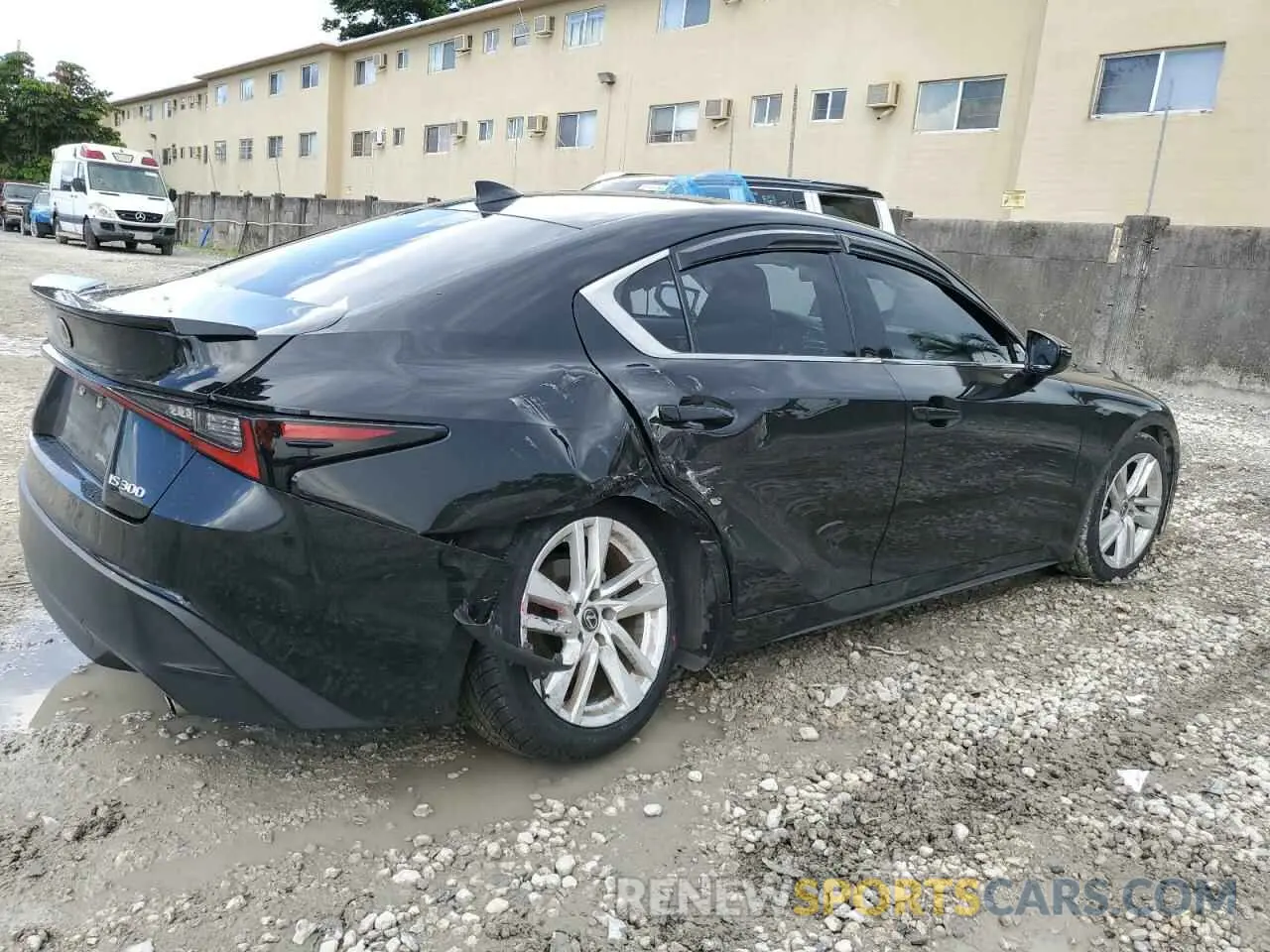3 Photograph of a damaged car JTHAA1D2XN5118262 LEXUS IS 2022