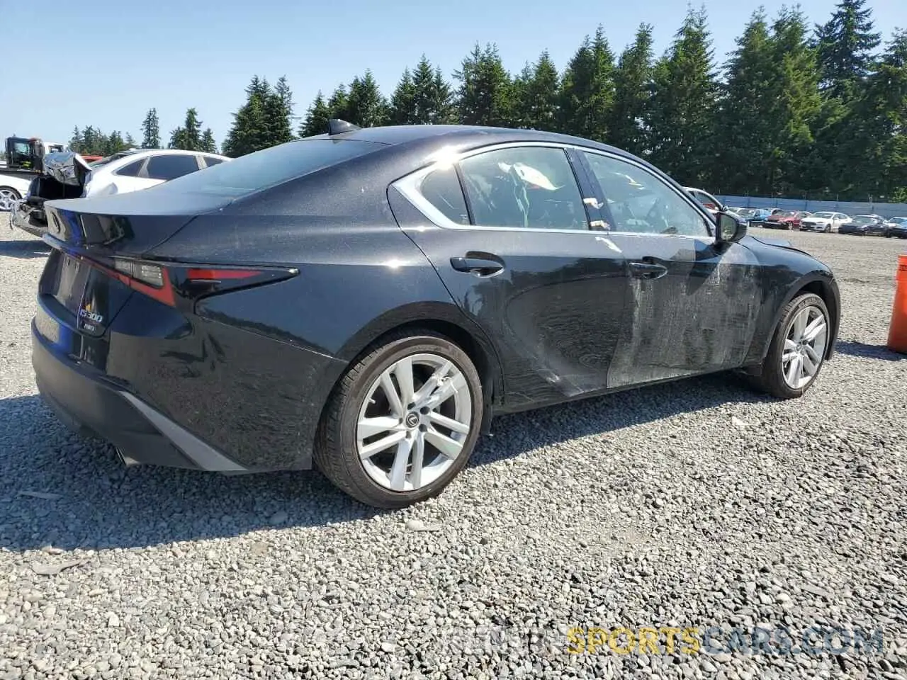 3 Photograph of a damaged car JTHC81F20N5047879 LEXUS IS 2022