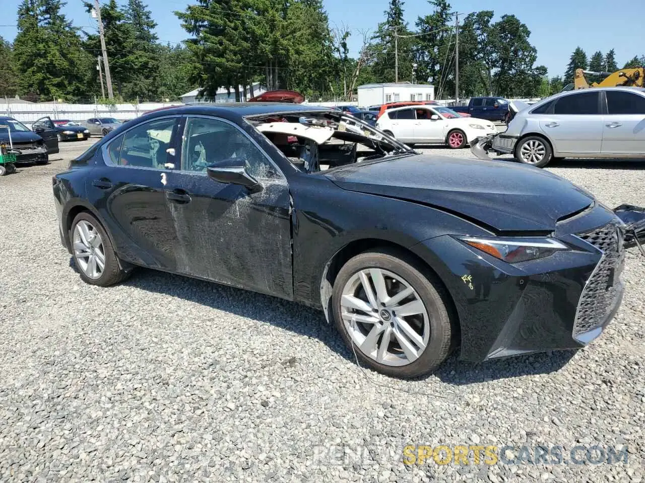 4 Photograph of a damaged car JTHC81F20N5047879 LEXUS IS 2022