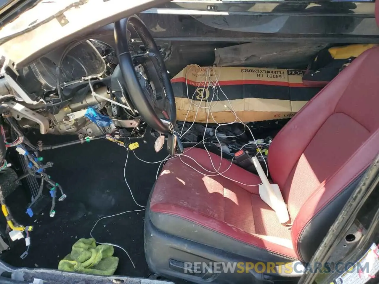 7 Photograph of a damaged car JTHC81F20N5047879 LEXUS IS 2022