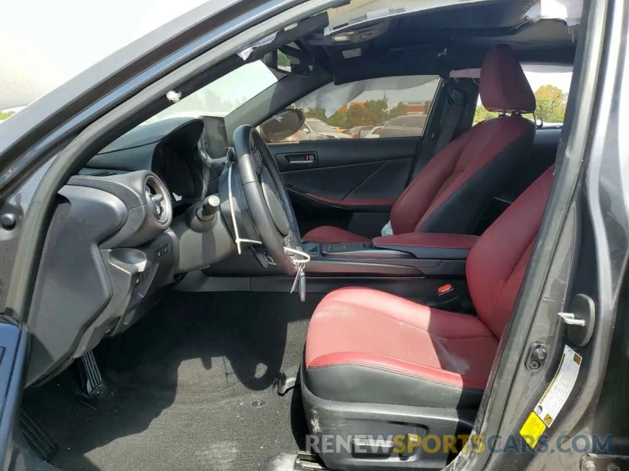 7 Photograph of a damaged car JTHC81F23N5047844 LEXUS IS 2022