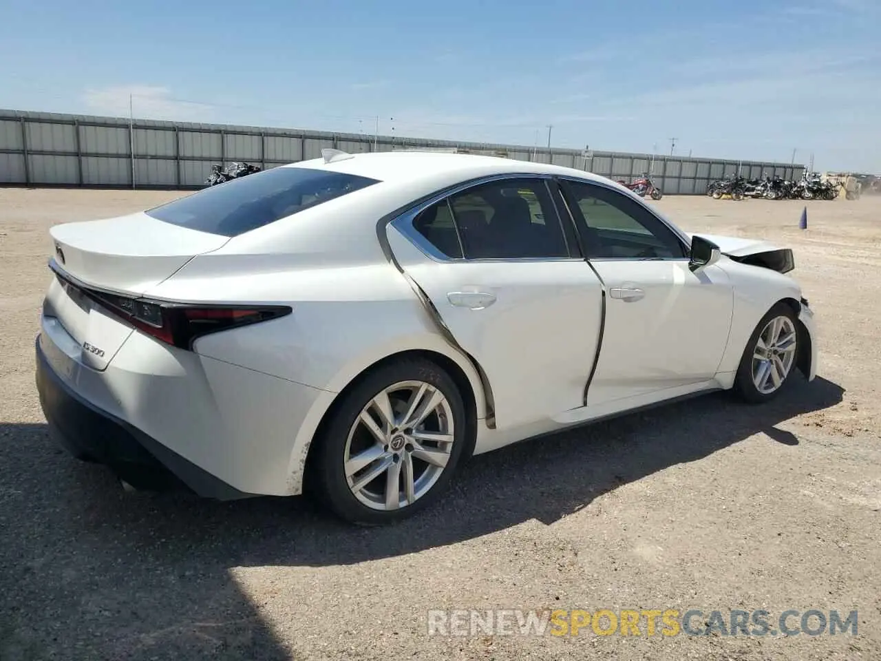 3 Photograph of a damaged car JTHCA1D29N5120674 LEXUS IS 2022