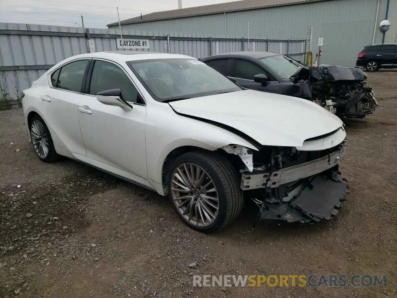 4 Photograph of a damaged car JTHD81F22N5049203 LEXUS IS 2022