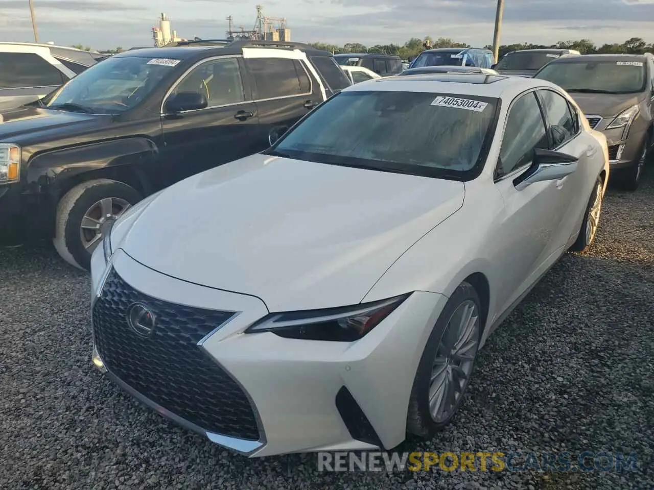 1 Photograph of a damaged car JTHD81F2XN5049918 LEXUS IS 2022