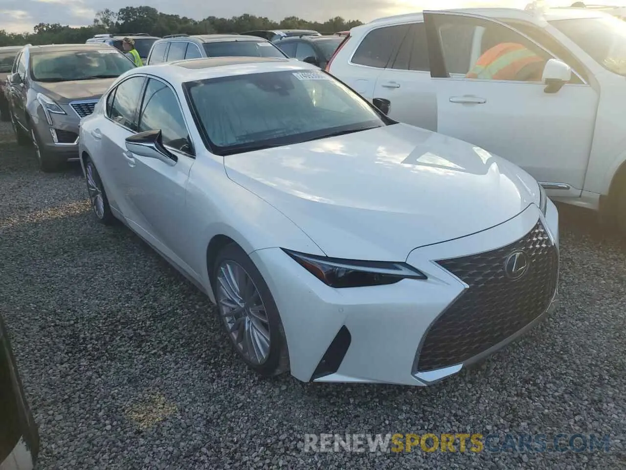 4 Photograph of a damaged car JTHD81F2XN5049918 LEXUS IS 2022
