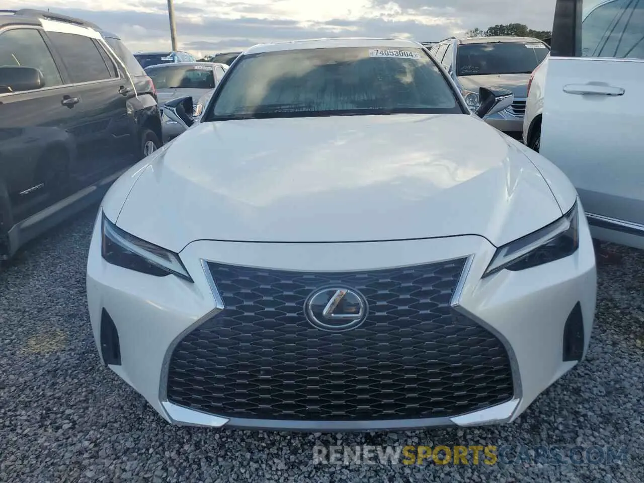 5 Photograph of a damaged car JTHD81F2XN5049918 LEXUS IS 2022