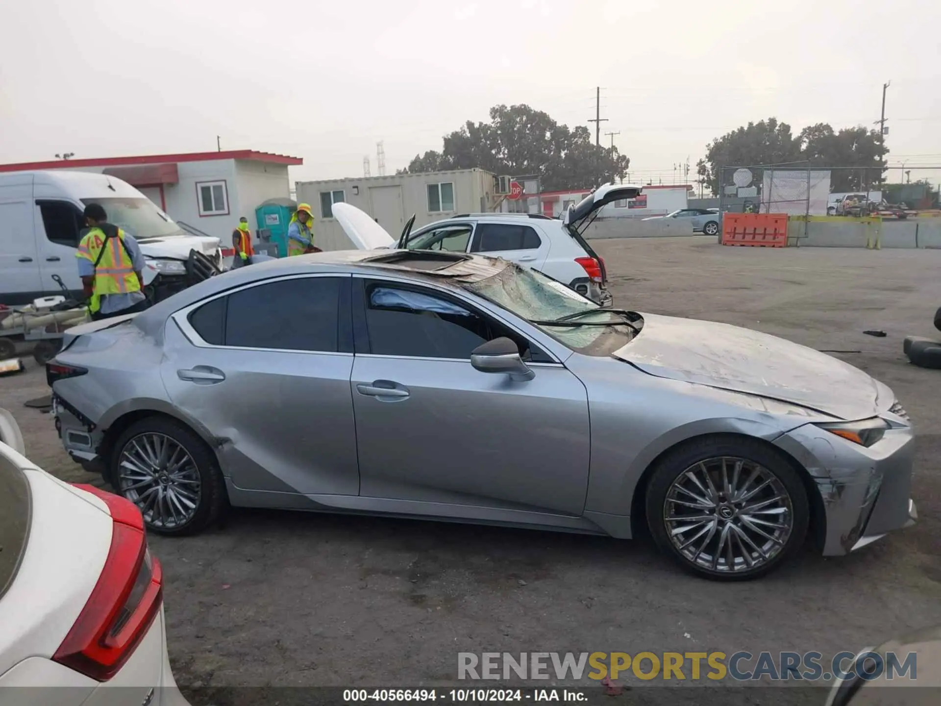 13 Photograph of a damaged car JTHDA1D22N5121248 LEXUS IS 2022