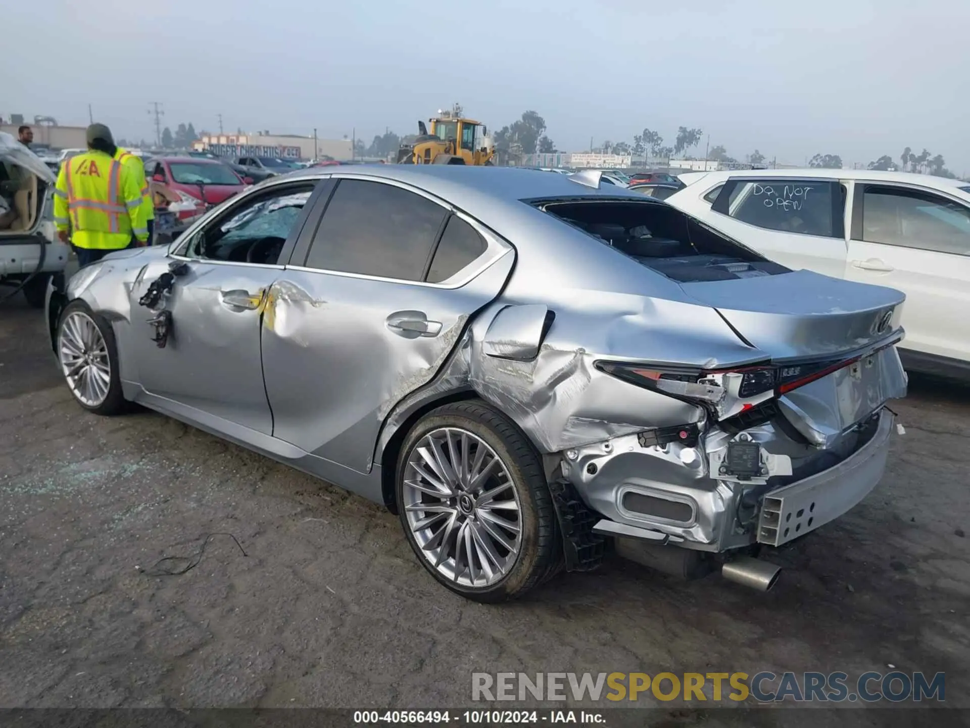 3 Photograph of a damaged car JTHDA1D22N5121248 LEXUS IS 2022