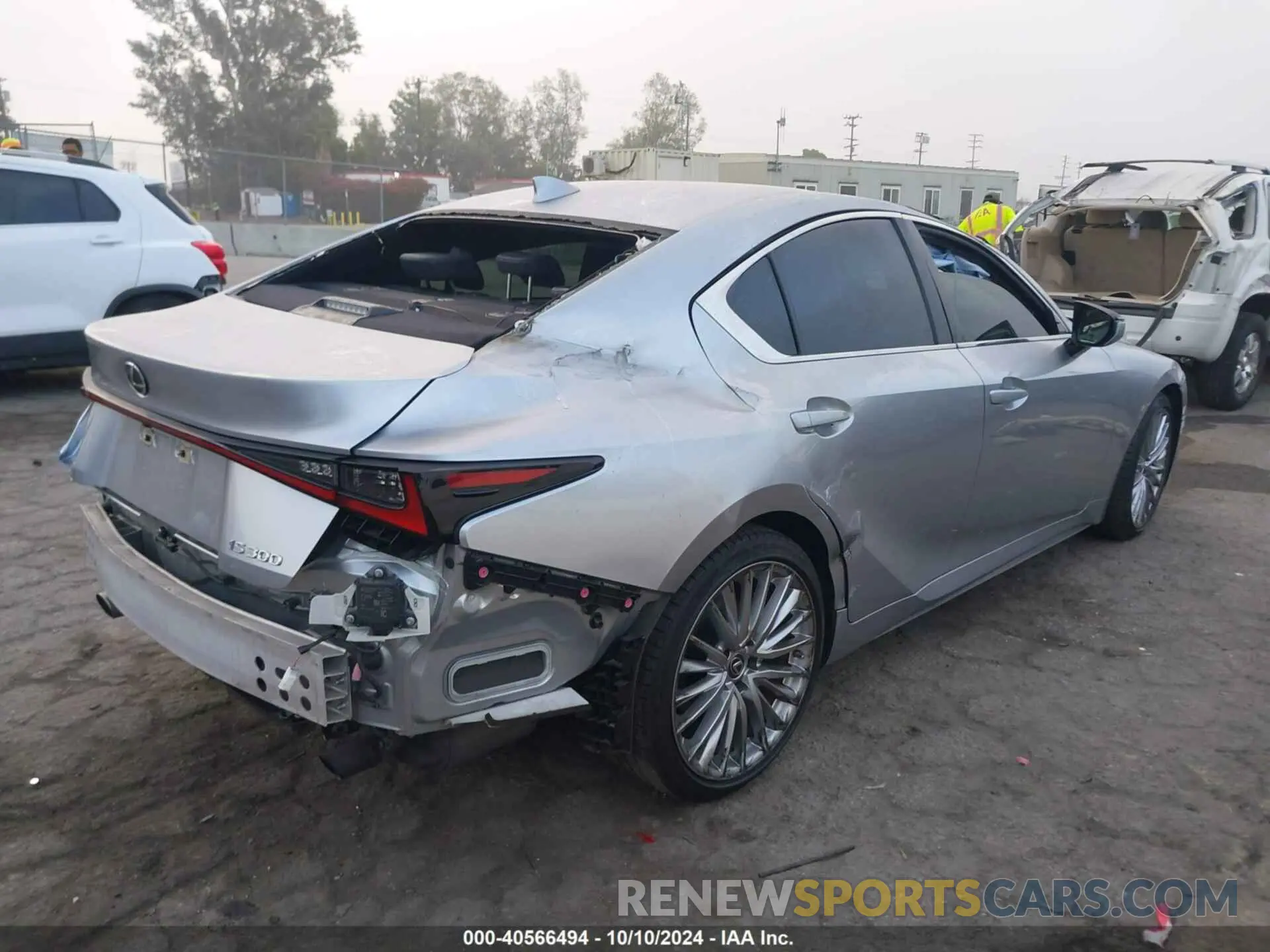 4 Photograph of a damaged car JTHDA1D22N5121248 LEXUS IS 2022