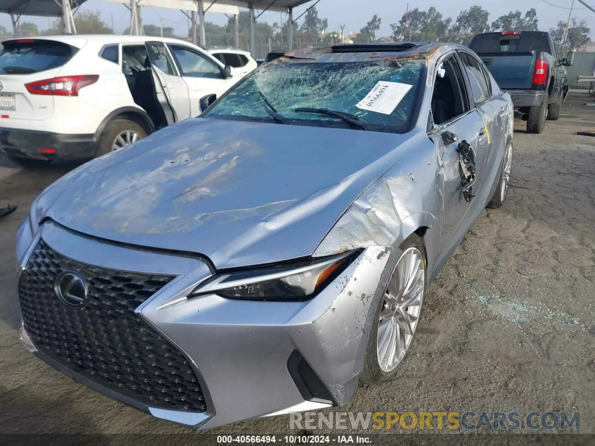 6 Photograph of a damaged car JTHDA1D22N5121248 LEXUS IS 2022