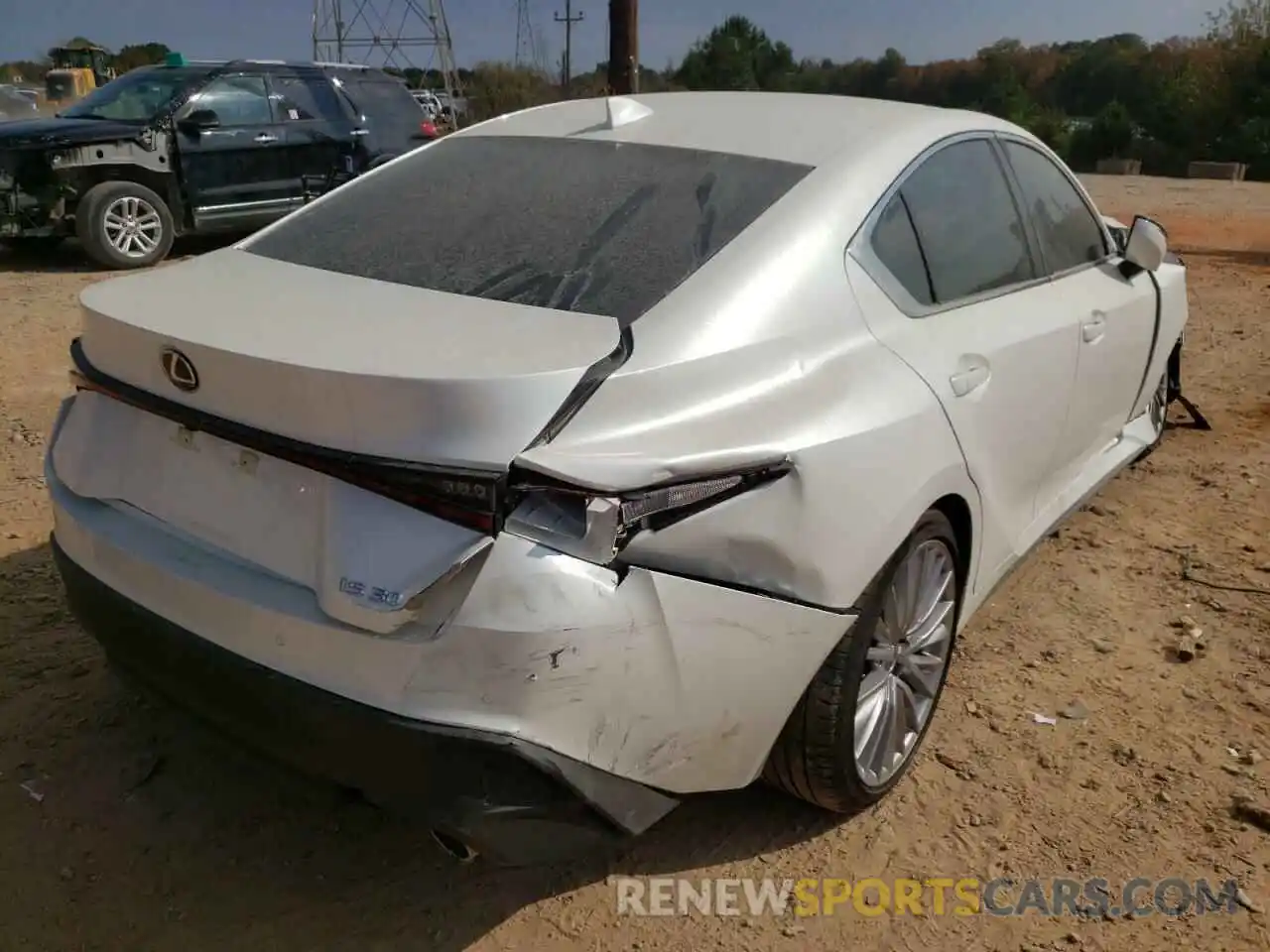 4 Photograph of a damaged car JTHDA1D23N5120576 LEXUS IS 2022