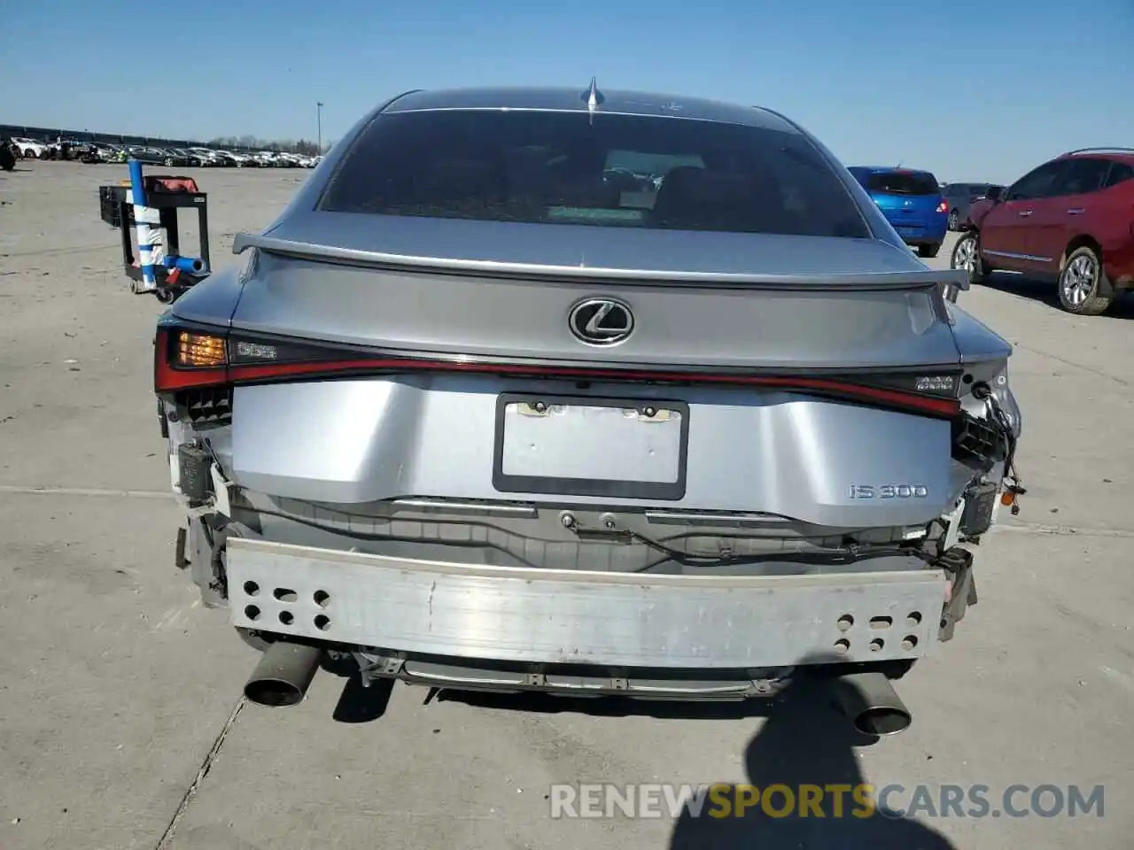 6 Photograph of a damaged car JTHDA1D25N5119803 LEXUS IS 2022