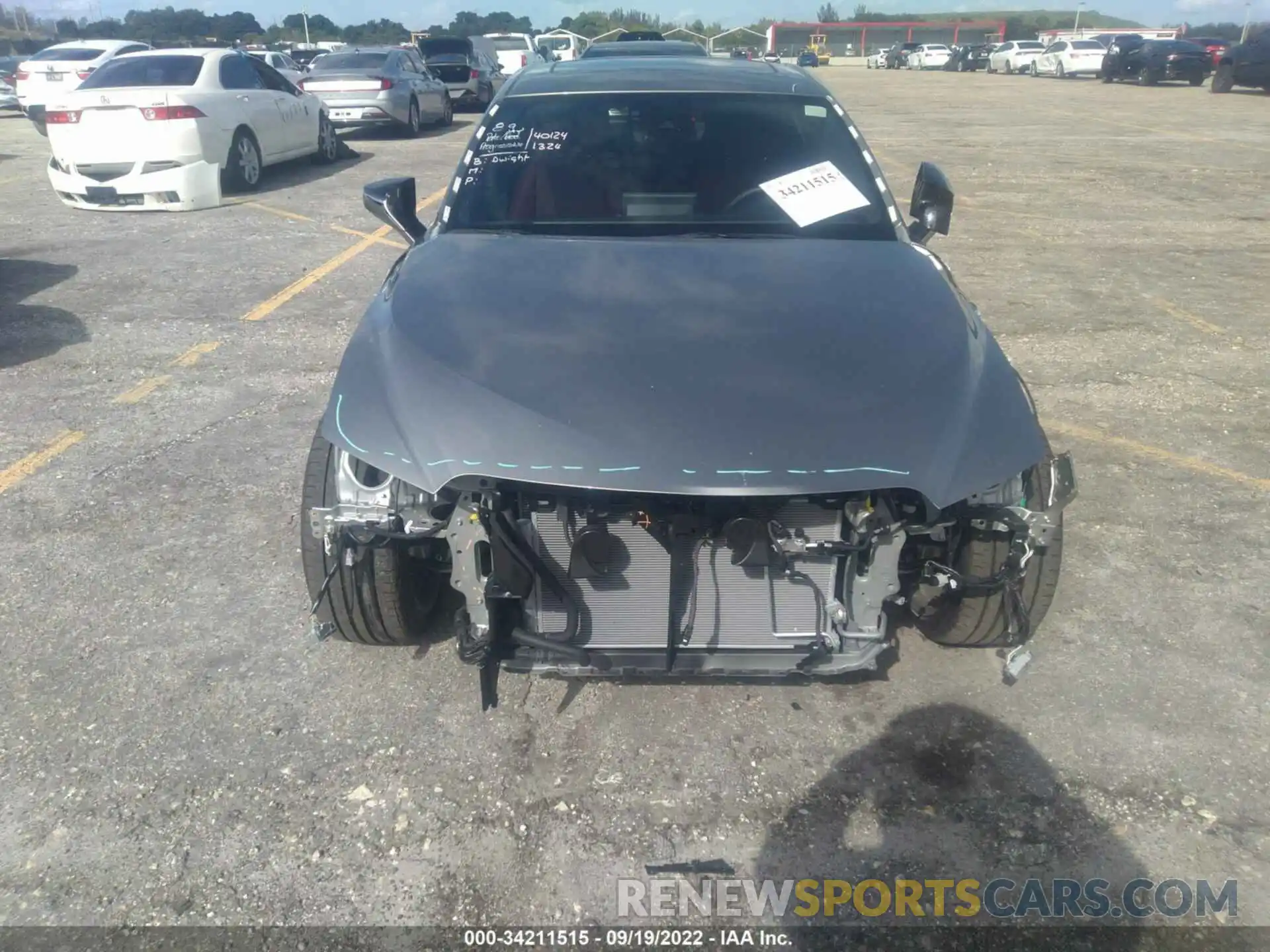 6 Photograph of a damaged car JTHDA1D25N5120630 LEXUS IS 2022