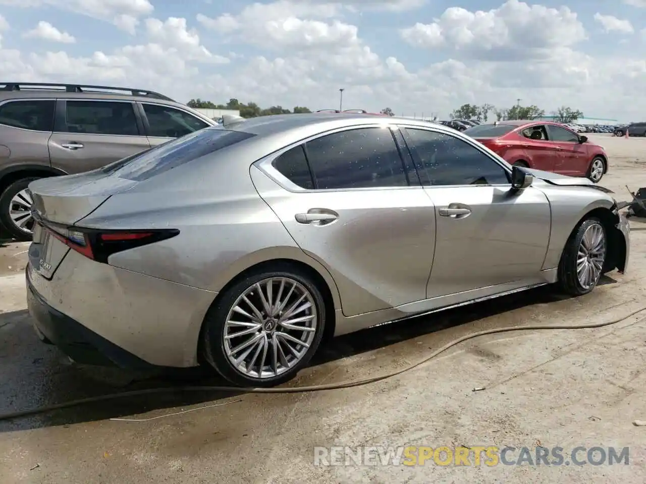 3 Photograph of a damaged car JTHDA1D26N5119485 LEXUS IS 2022