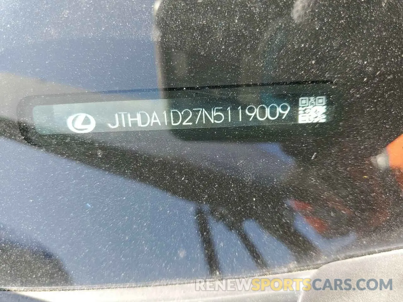 12 Photograph of a damaged car JTHDA1D27N5119009 LEXUS IS 2022