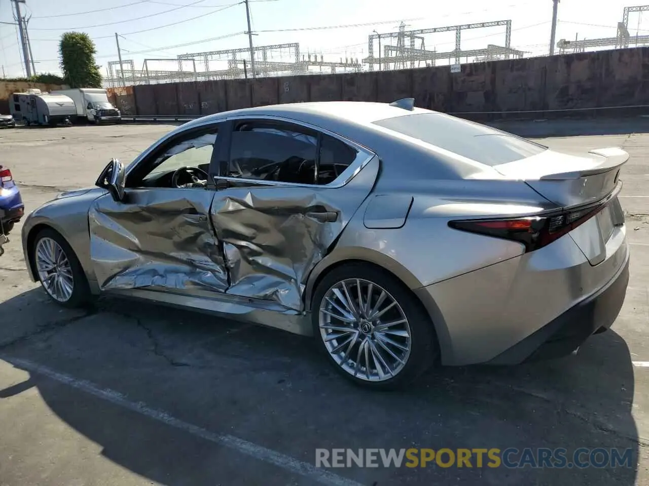 2 Photograph of a damaged car JTHDA1D27N5119009 LEXUS IS 2022