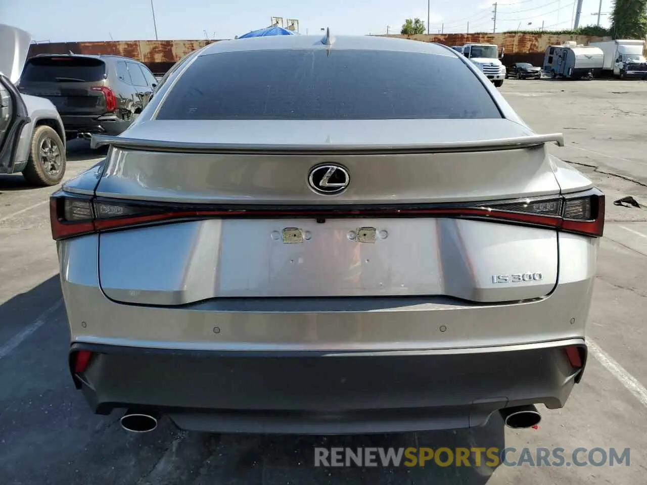 6 Photograph of a damaged car JTHDA1D27N5119009 LEXUS IS 2022