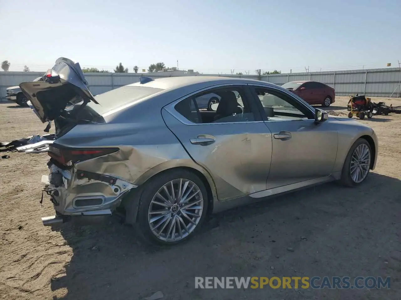3 Photograph of a damaged car JTHDA1D28N5122114 LEXUS IS 2022