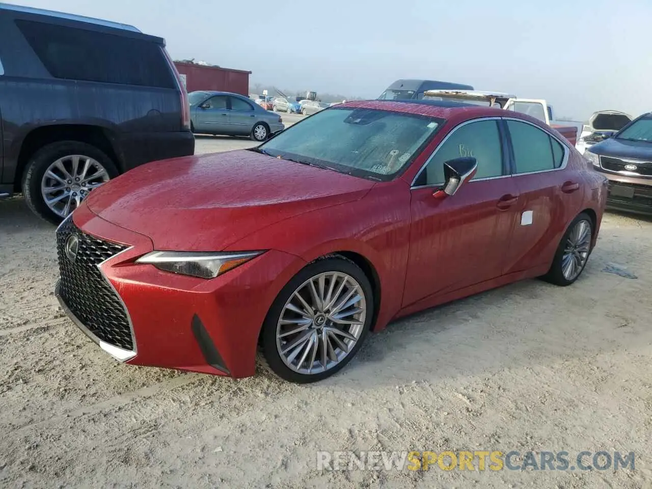 1 Photograph of a damaged car JTHDA1D29N5120596 LEXUS IS 2022