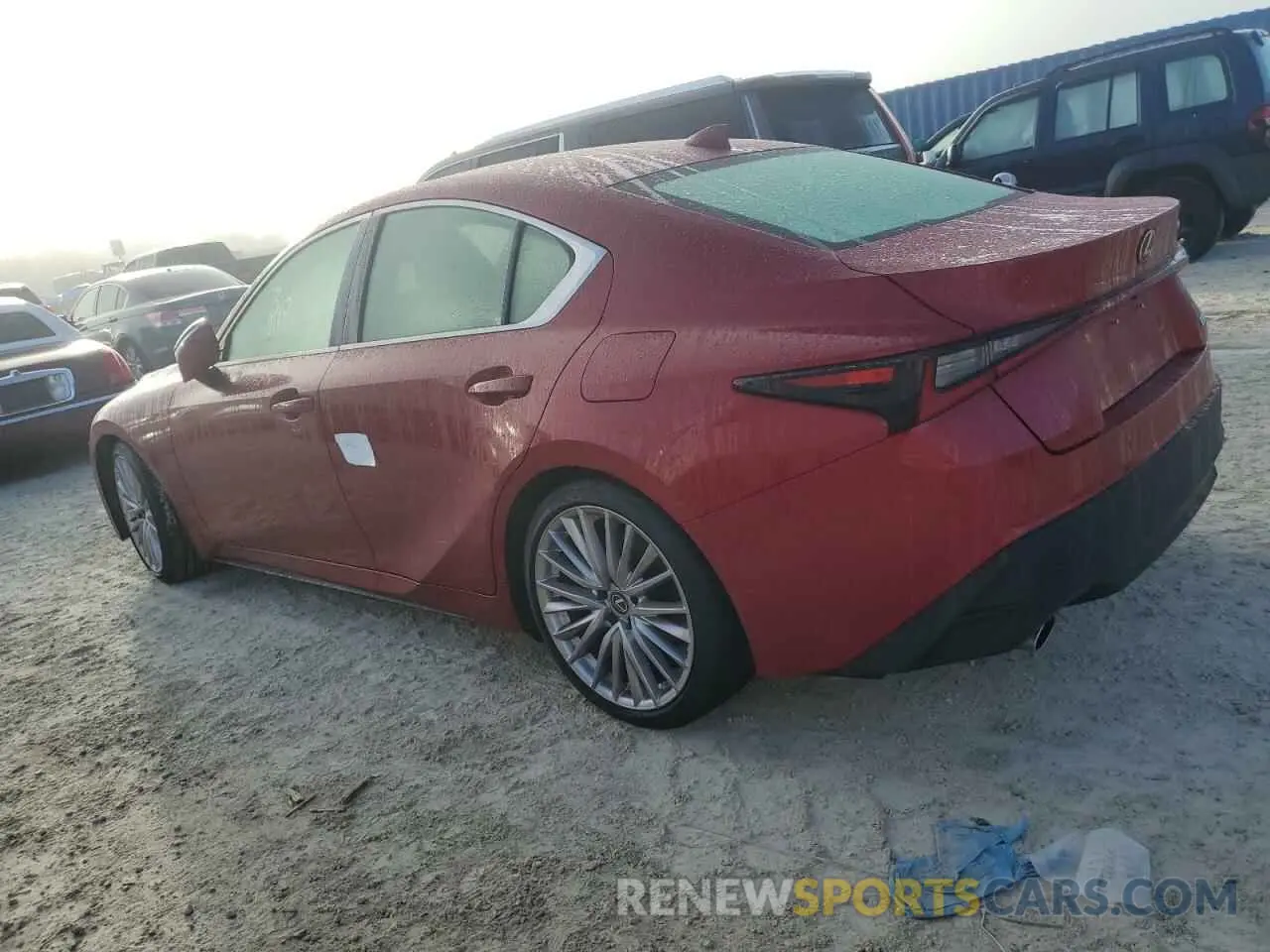 2 Photograph of a damaged car JTHDA1D29N5120596 LEXUS IS 2022