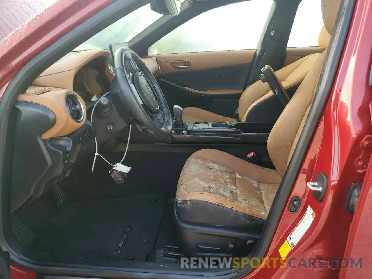 7 Photograph of a damaged car JTHDA1D29N5120596 LEXUS IS 2022