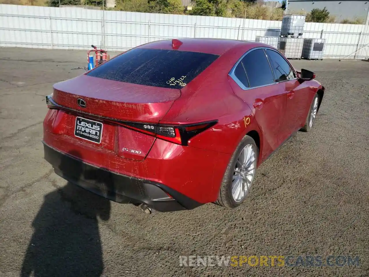 4 Photograph of a damaged car JTHDA1D2XN5118713 LEXUS IS 2022