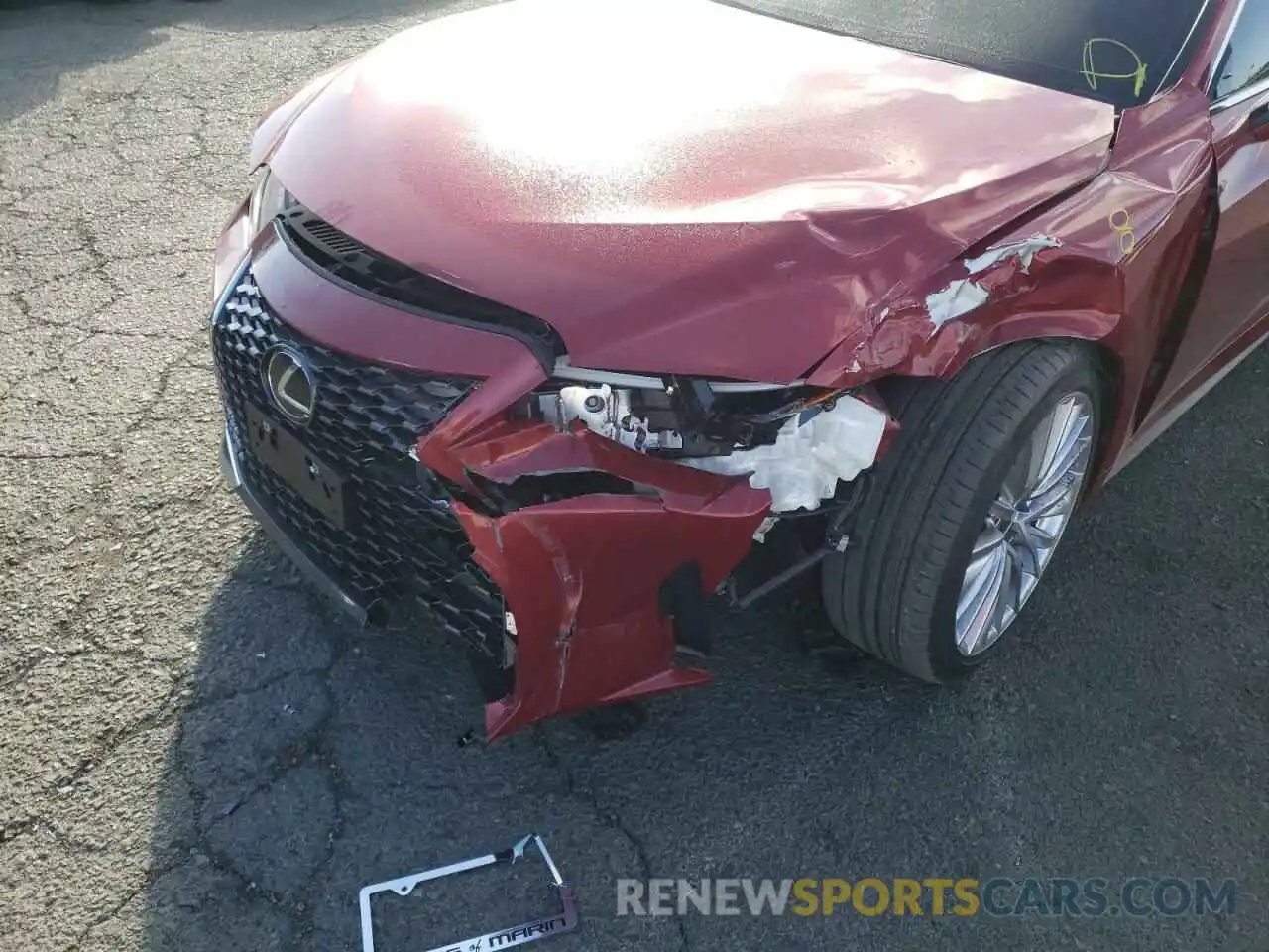 9 Photograph of a damaged car JTHDA1D2XN5118713 LEXUS IS 2022