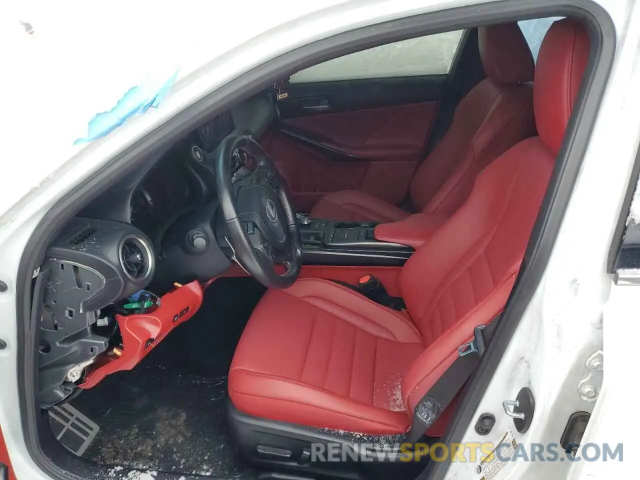 7 Photograph of a damaged car JTHG81F27N5049467 LEXUS IS 2022