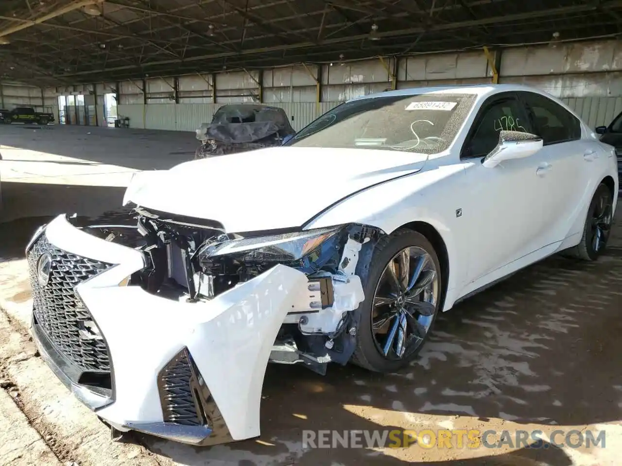 2 Photograph of a damaged car JTHGZ1B20N5050172 LEXUS IS 2022