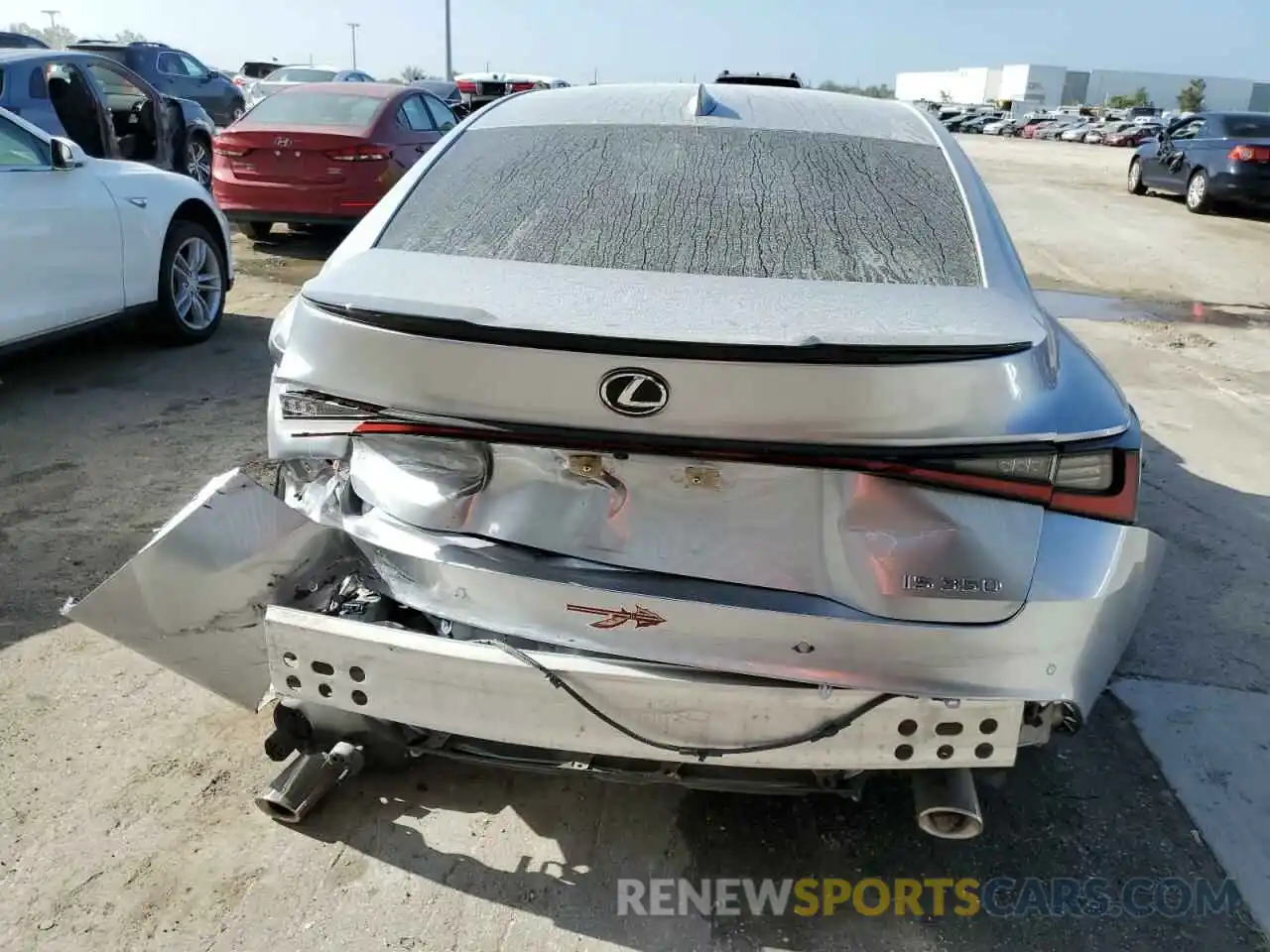 6 Photograph of a damaged car JTHGZ1B21N5054716 LEXUS IS 2022