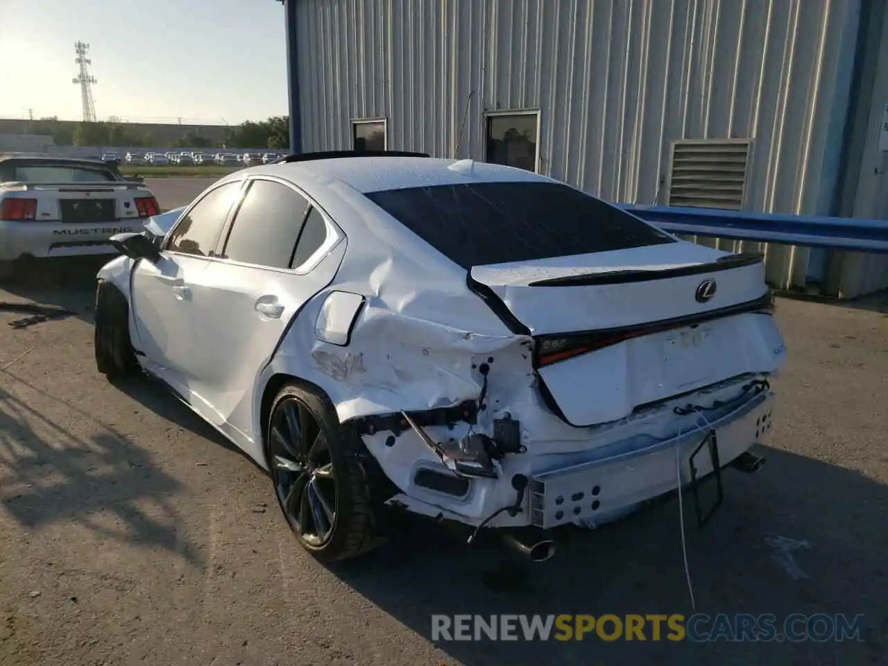 3 Photograph of a damaged car JTHGZ1B22N5049668 LEXUS IS 2022