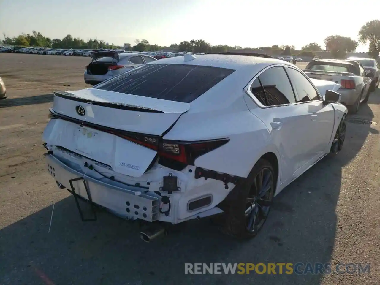 4 Photograph of a damaged car JTHGZ1B22N5049668 LEXUS IS 2022