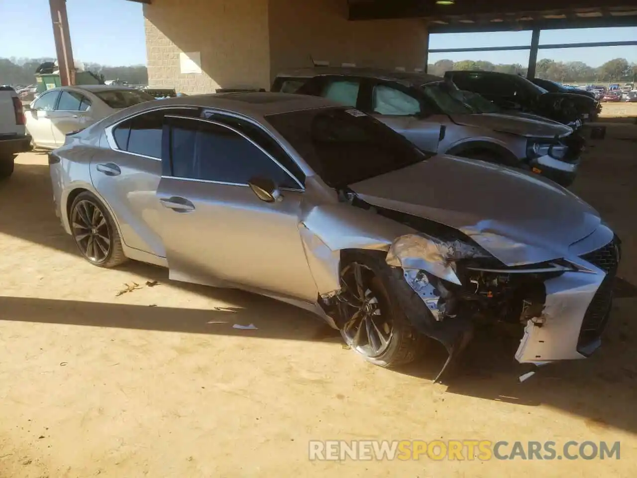 4 Photograph of a damaged car JTHGZ1B23N5055348 LEXUS IS 2022