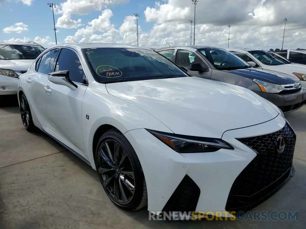 1 Photograph of a damaged car JTHGZ1B24N5051020 LEXUS IS 2022