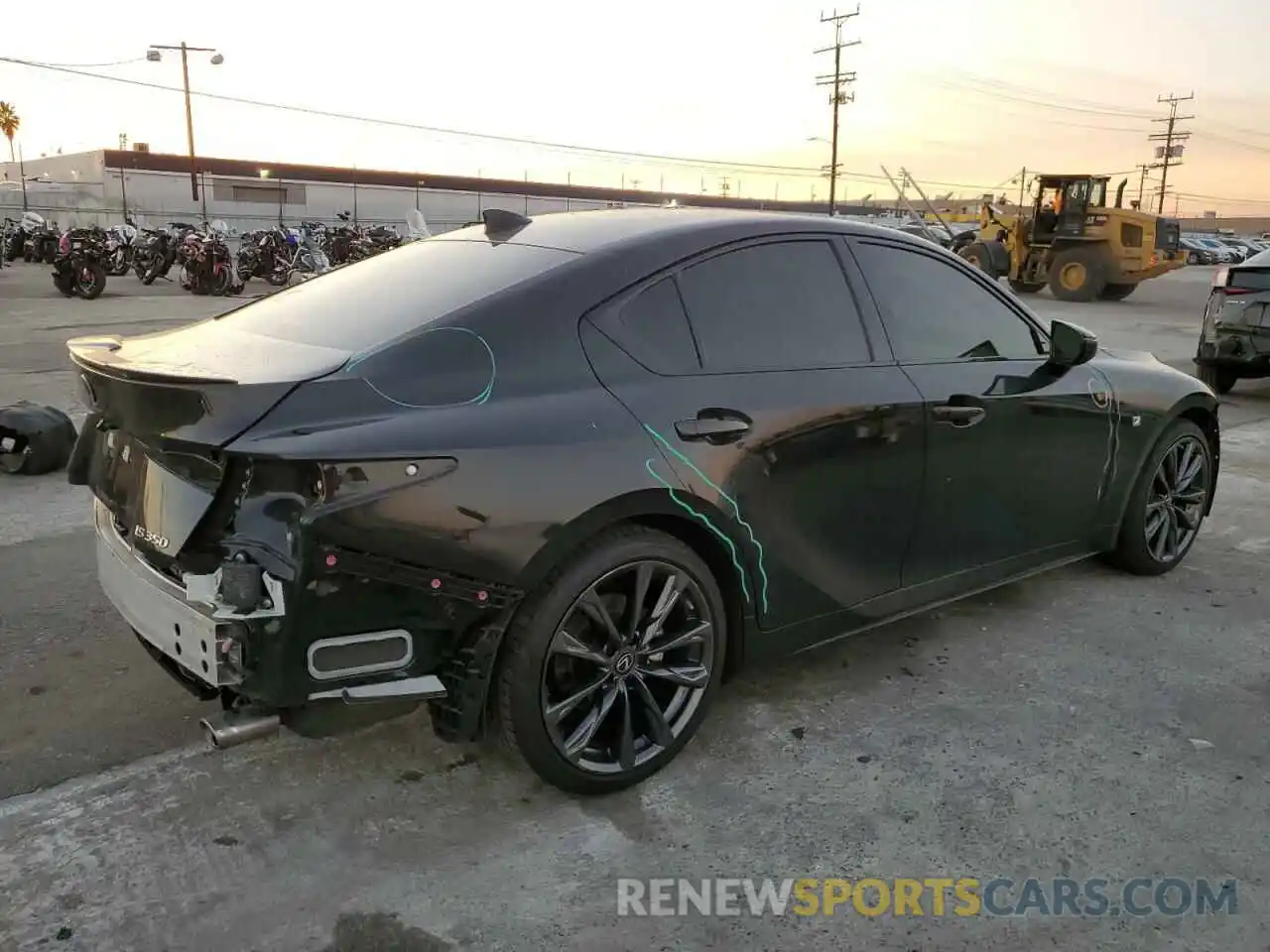 3 Photograph of a damaged car JTHGZ1B25N5049258 LEXUS IS 2022