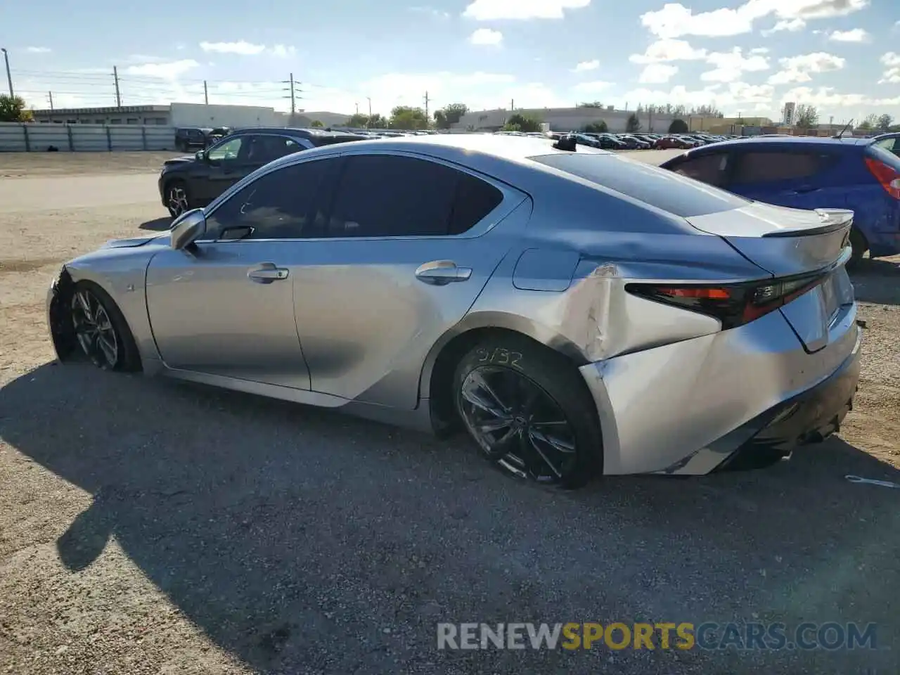 2 Photograph of a damaged car JTHGZ1B26N5050984 LEXUS IS 2022