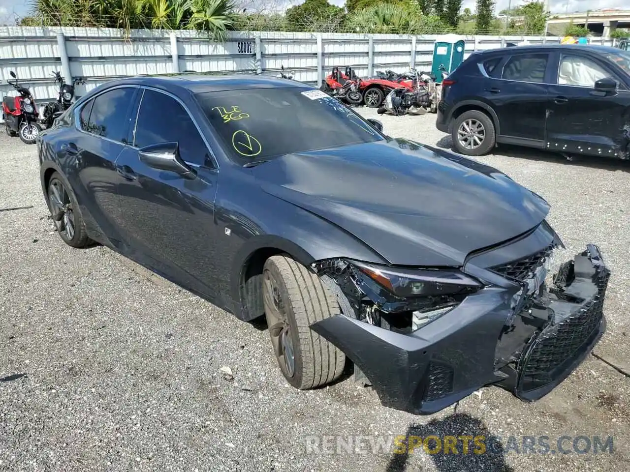 4 Photograph of a damaged car JTHGZ1B28N5050744 LEXUS IS 2022