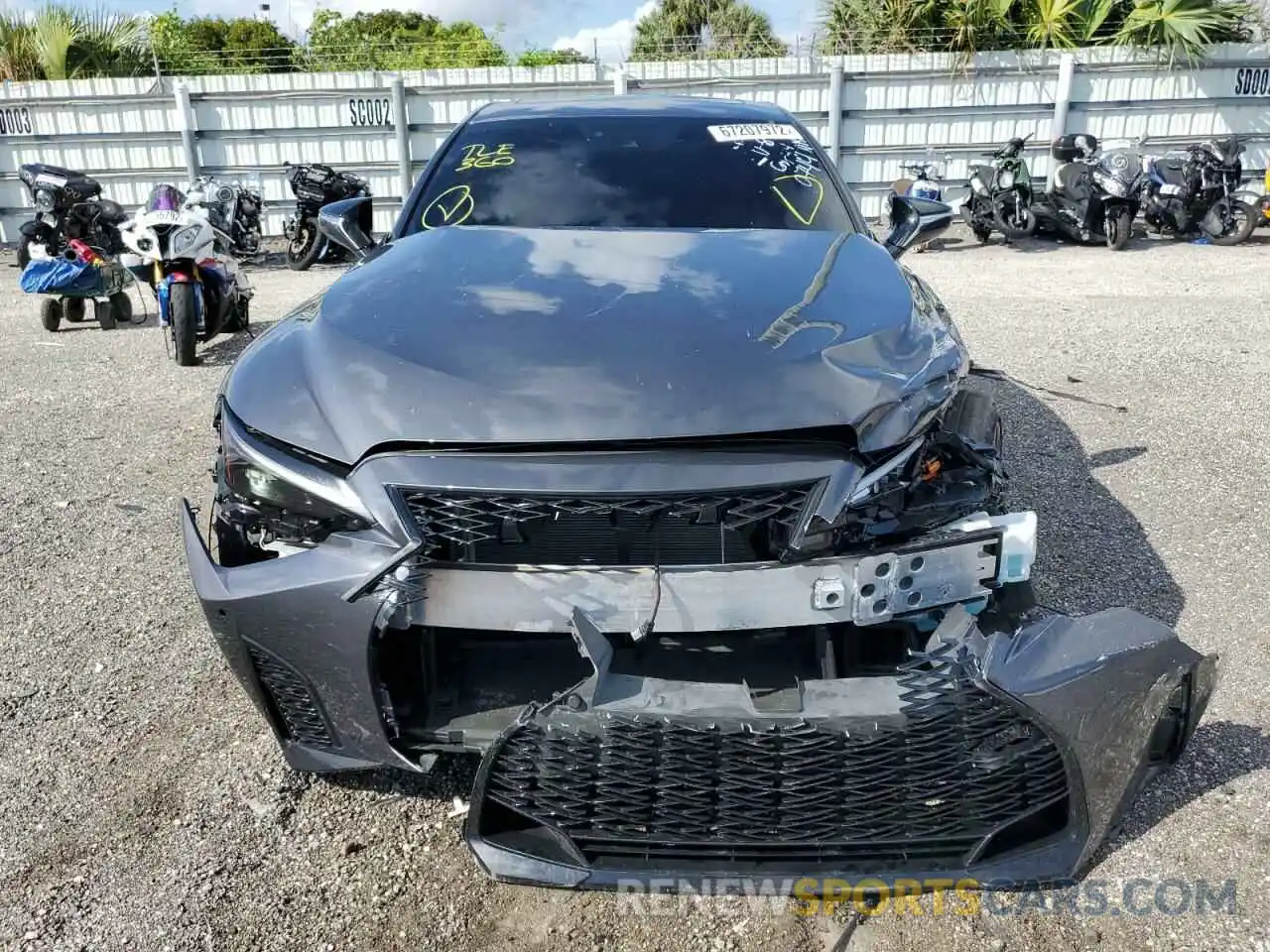 5 Photograph of a damaged car JTHGZ1B28N5050744 LEXUS IS 2022