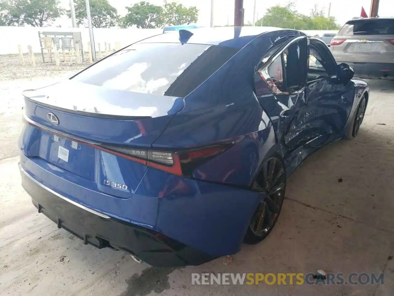 4 Photograph of a damaged car JTHGZ1B28N5053854 LEXUS IS 2022