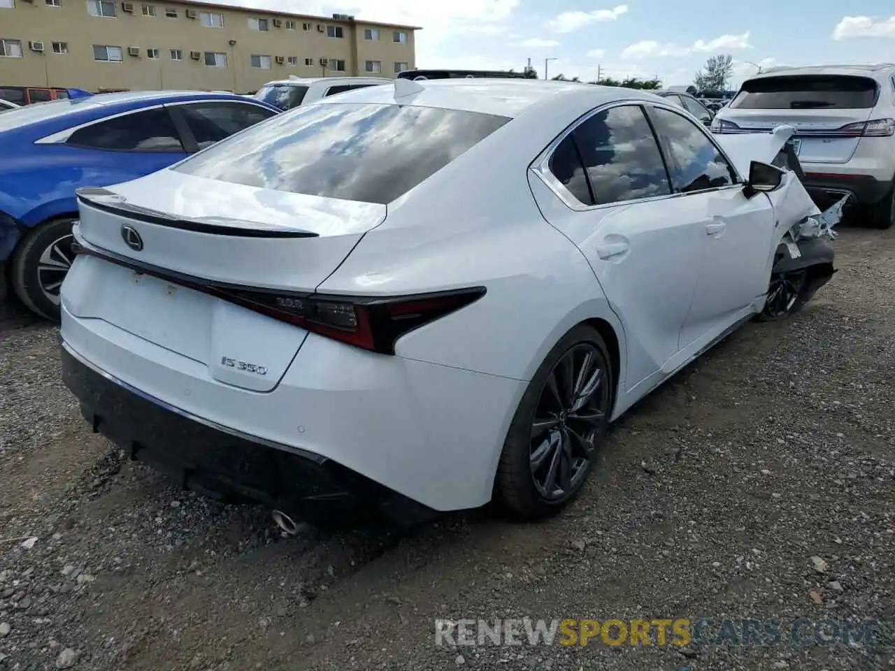 4 Photograph of a damaged car JTHGZ1B29N5055466 LEXUS IS 2022