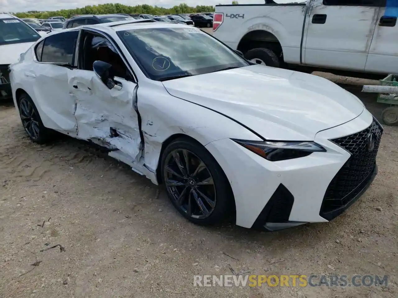 1 Photograph of a damaged car JTHGZ1B2XN5055055 LEXUS IS 2022