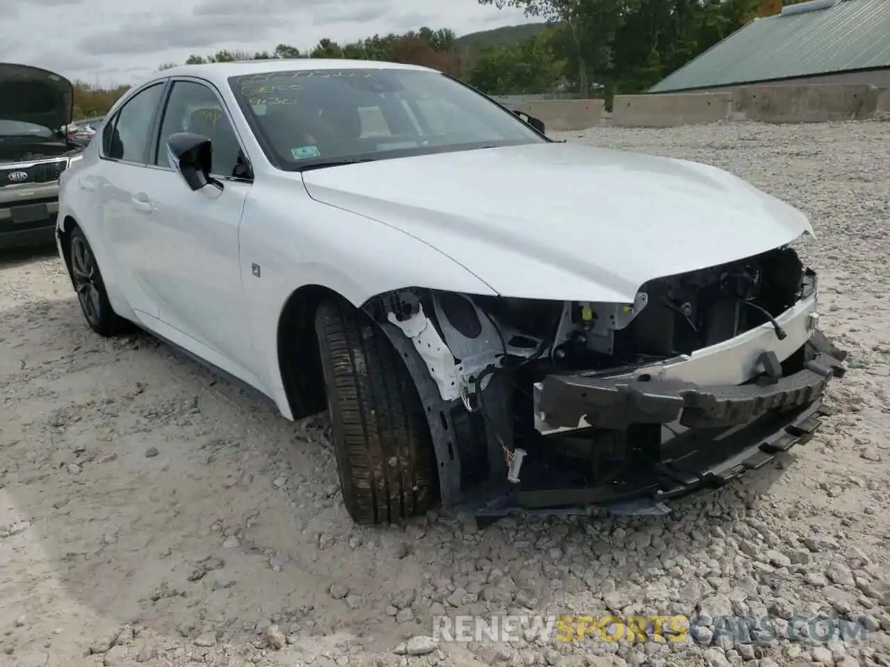 1 Photograph of a damaged car JTHGZ1E25N5025506 LEXUS IS 2022